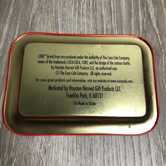 Coca-cola Tin tray and miniature box tin (Bundle) - Picture 4 of 8